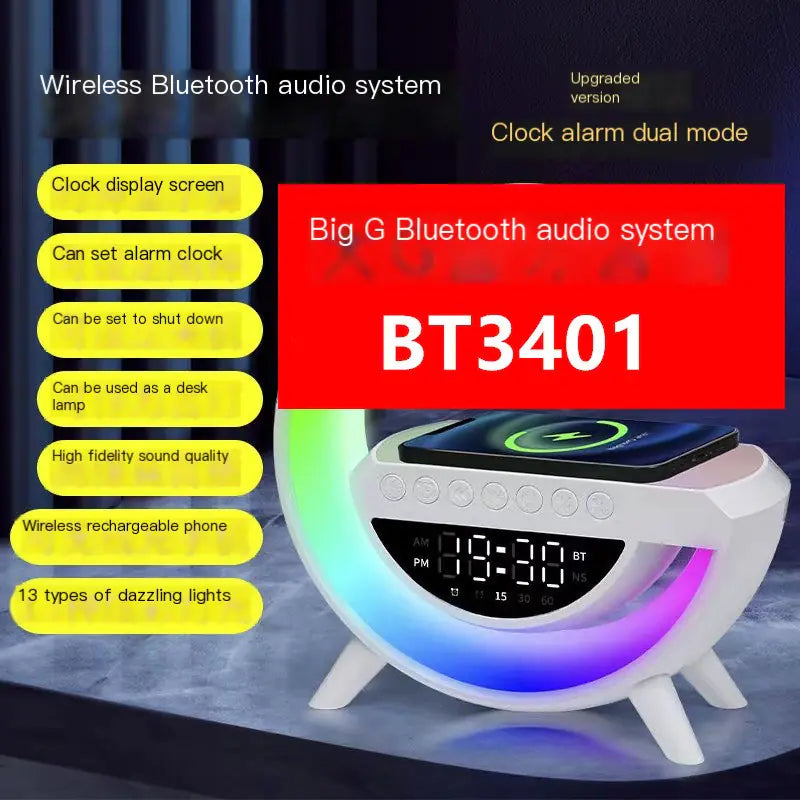 🔊 BT-3401 Wireless Speaker | Colorful LED Ambience & Deep Bass ✨