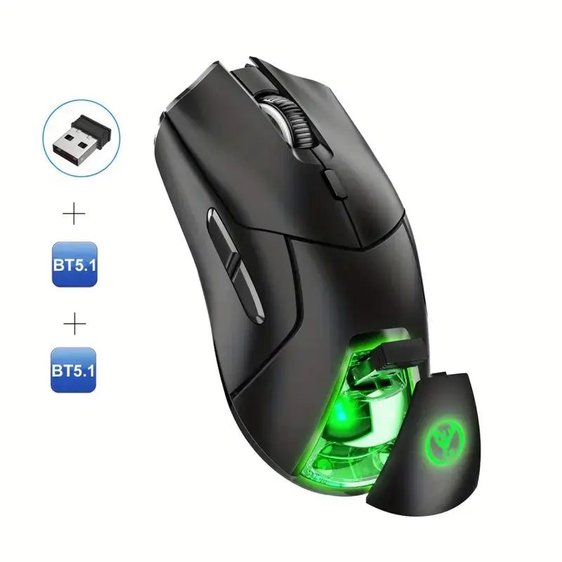 🖱️ HXSJ 2.4G Wireless Gaming Mouse | Silent Click & 4000 DPI Precision ⚡