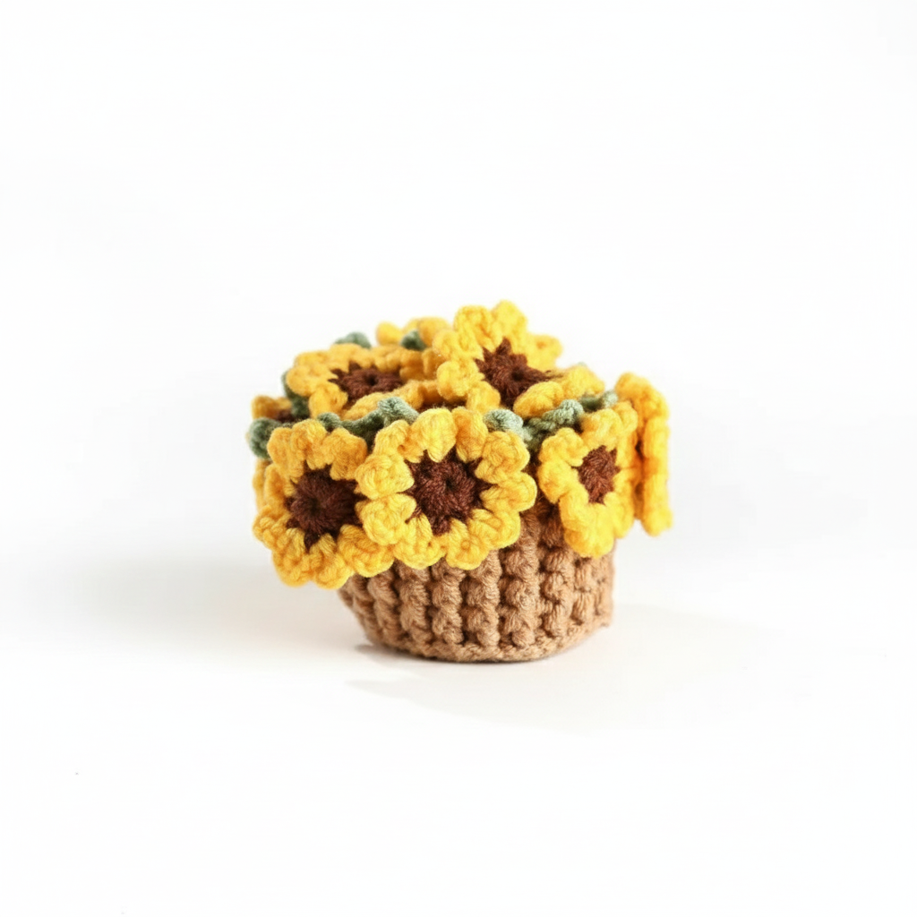 Handmade Crochet Coaster (Pack of 4)