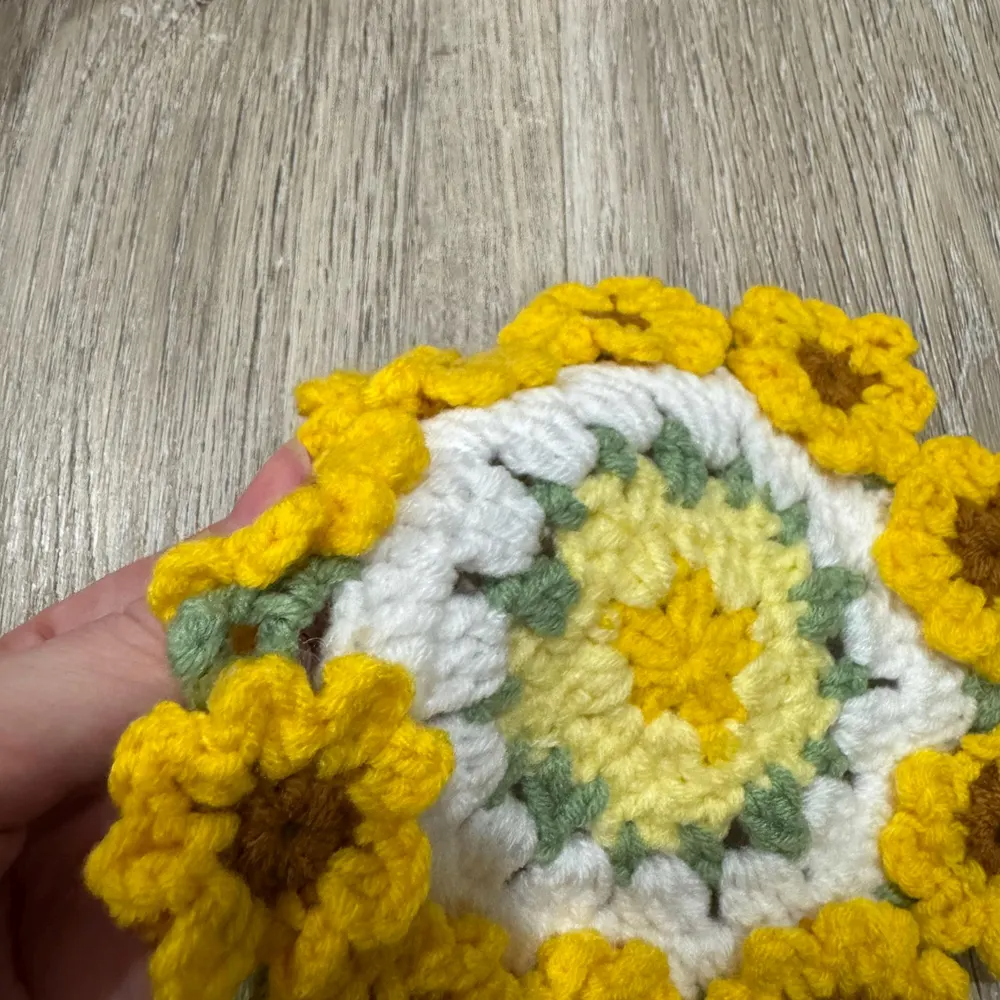 Handmade Crochet Coaster (Pack of 4)