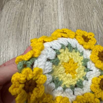 Handmade Crochet Coaster (Pack of 4)