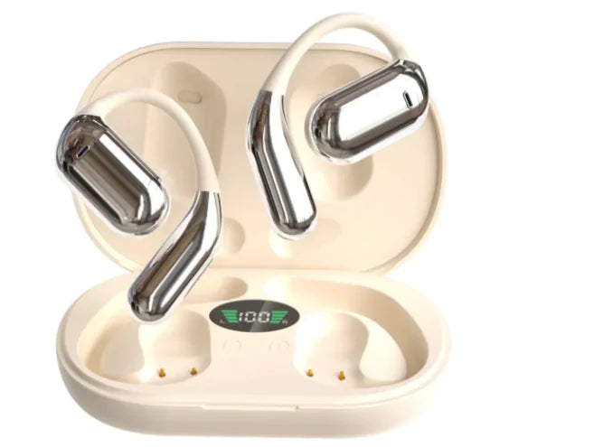 🎧 Ear-Mounted LED Headset | Immersive Sound & Futuristic Display ⚡