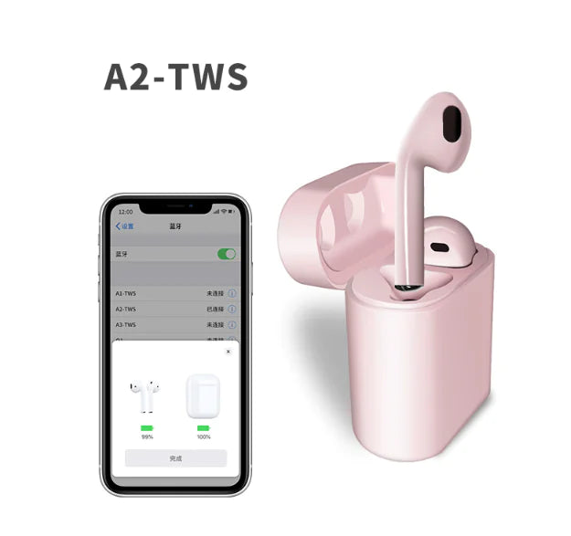 🎧 A2-TWS Bluetooth Earbuds | Hi-Fi Sound, Touch Control & Long Battery 🔋